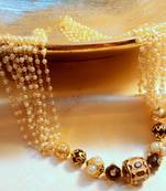 Rajwara Jaipuri Beads And Pears Royal Neckpiece
