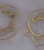 Golden Brass hoops