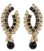 Black pearl pearl studs