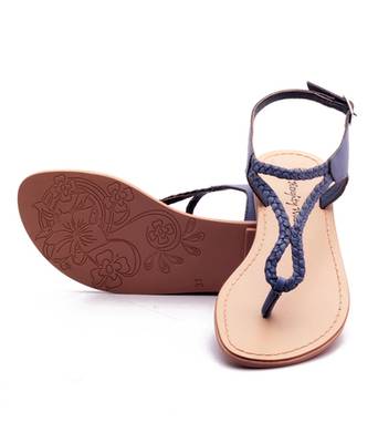 Blue genuine leather casual footwear 3