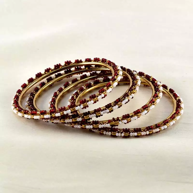 Designer Moti Bangles