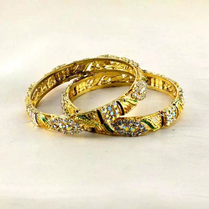 Designer Gold Platted Bangles