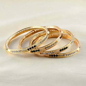 Designer Gold Platted Bangles  1