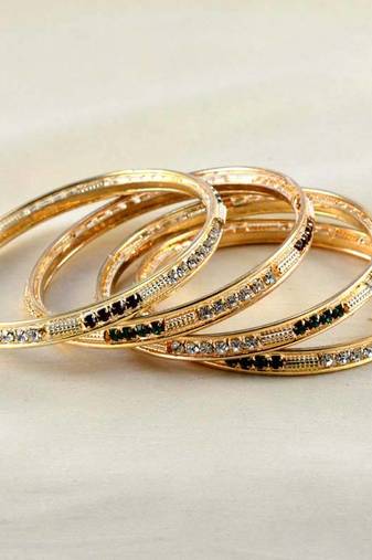 Designer Gold Platted Bangles 