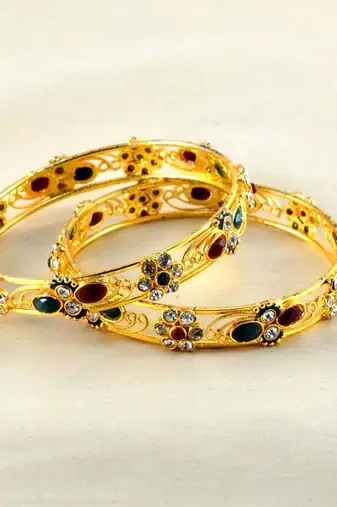 Exclusive Gold Platted  Bangles