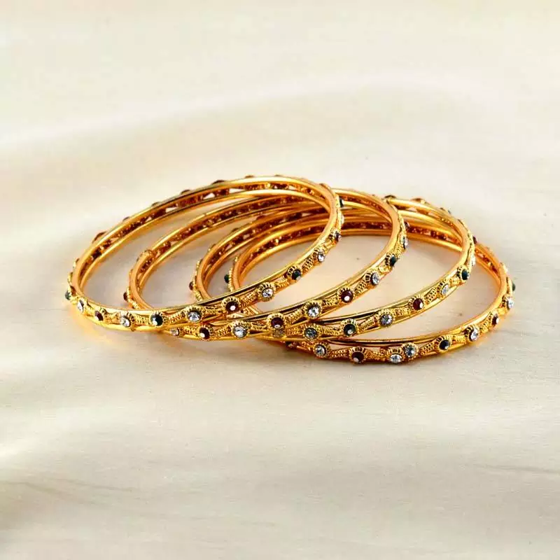 gold platted bangles size-2.8