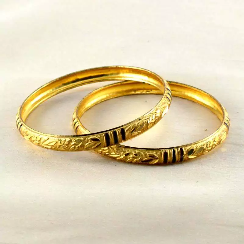 Micro Gold Platted Bangles 