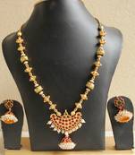 Gorgeous Unique Design Temple Necklace Set