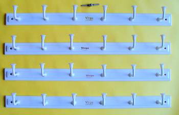 Door and Wall Hook Hanger Nice Looks Nice Mood and  White Elegant six hook Cloth Hanger with Screws  1