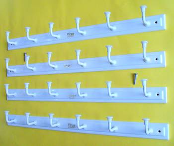 Door and Wall Hook Hanger Nice Looks Nice Mood and  White Elegant six hook Cloth Hanger with Screws  2