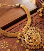 Gorgeous Nagaas Kemp Krishna Necklace Set