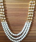Kundan And Pearl Raani Haar Necklace