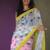 Cow print Sari