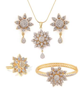 Stylish latest design combo of necklace set 1