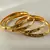Cmdesigner Gold Platted Bangles