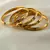Cmdesigner Gold Platted Bangles