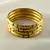 Cmdesigner Gold Platted Bangles