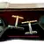 Stripes Rectangle Black Silver Enamel Rhodium Plated High Quality Brass Cufflink Pair for Men
