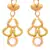 JFL - Traditional Ethnic One Gram Gold Plated Kundan Pearl Designer Necklace Set