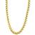 Classic Gold Plated Wheat Heavy Men Chain Mid Length