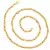 Pipe Traditional Gold Plated Chain For Women