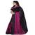 Pink printed art silk saree With Blouse