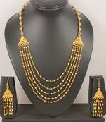 Gorgeous Multilayer Designer Golden Necklace Set 