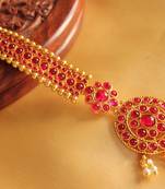 Royal Antique Designer Kemp Bridal Maang Tikka 