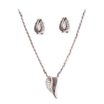 Silver Black Silver pendants 1