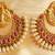 BEAUTIFUL ANTIQUE KEMP BALI LAKSHMI EARRINGS-DJ04318