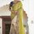 LEMON Embroidered art silk saree With Blouse