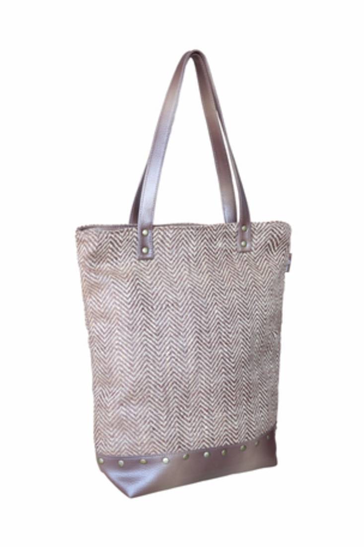 Brown Jute handbags ANGES BAGS 1099408