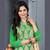 Green Embroidered Jacquard Unstitched Salwar With Dupatta