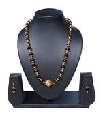 Beautiful pearl nad Meena beads Necklace and Earring Set