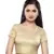 Gold Cotton Stitched Blouse