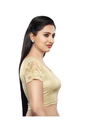 Gold Cotton Stitched Blouse 2