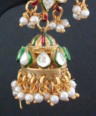 Kundan Karan Phool Earrings 3