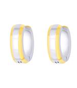 Earrings for Men Boys Studs Silver Gold Striped Non Pierced Bali