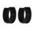 Earrings for Men Boys Studs Black Striped Piercing Bali