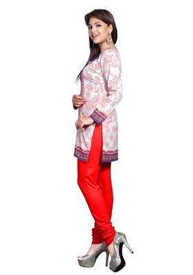 White american crepe printed kurti 3
