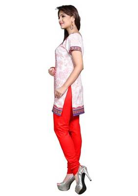 White american crepe printed kurti 3