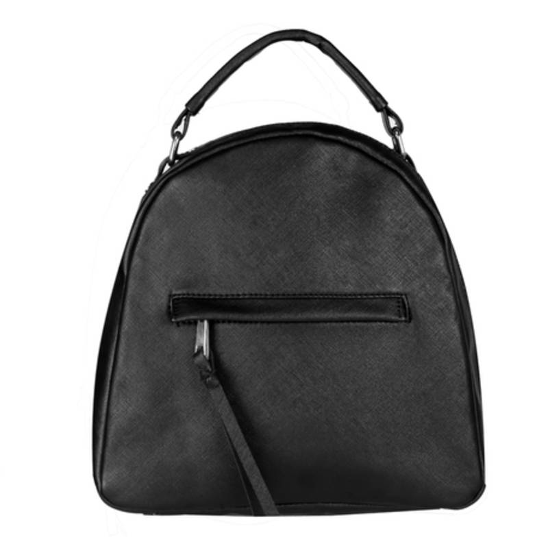 Black plain backpacks