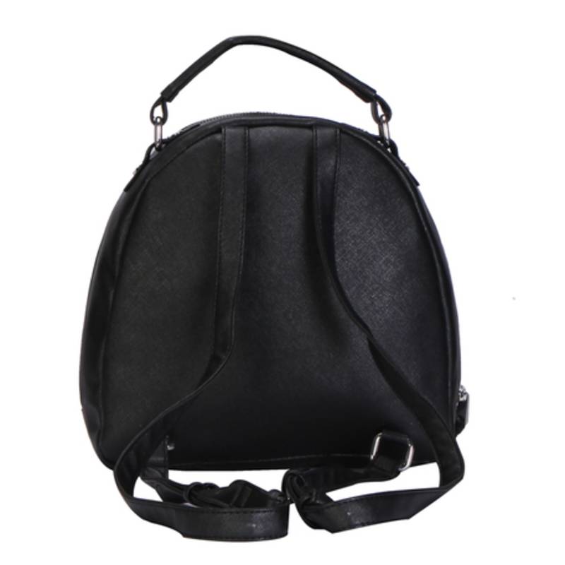 Black plain backpacks