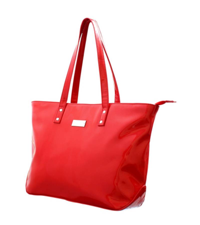 Red plain tote bags