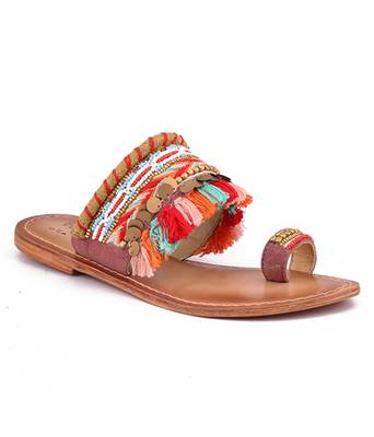 Multicolor genuine leather footwear 2
