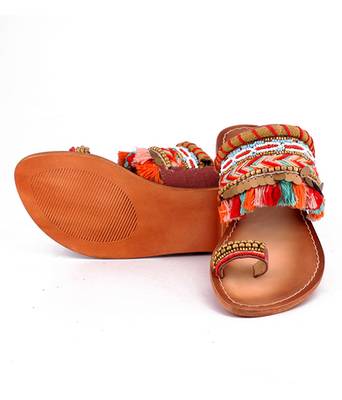 Multicolor genuine leather footwear 3