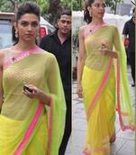Deepika Padukone Chennai Express Bollywood Replica Saree
