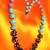 Beautiful stone Mala/Chain made of 5 colour stone beads