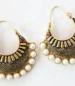 Antique Gold Plated Red Stones Bali
