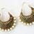 Antique Gold Plated Red Stones Bali